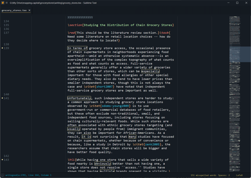 Academic Writing using Zotero, Sublime Text and Latex — 